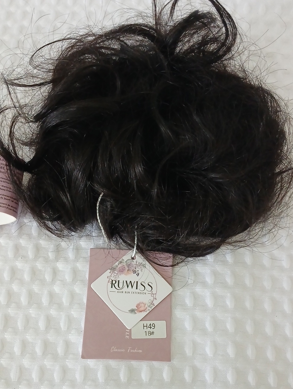 Women’s Human Hair Bun Extension - Black (H49 1B#)